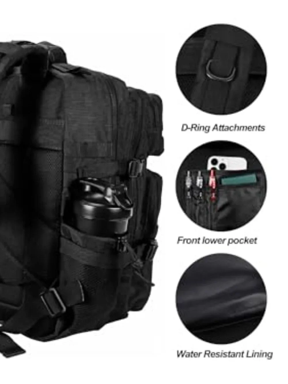 Military Tactical Backpack for Men and Women 45L